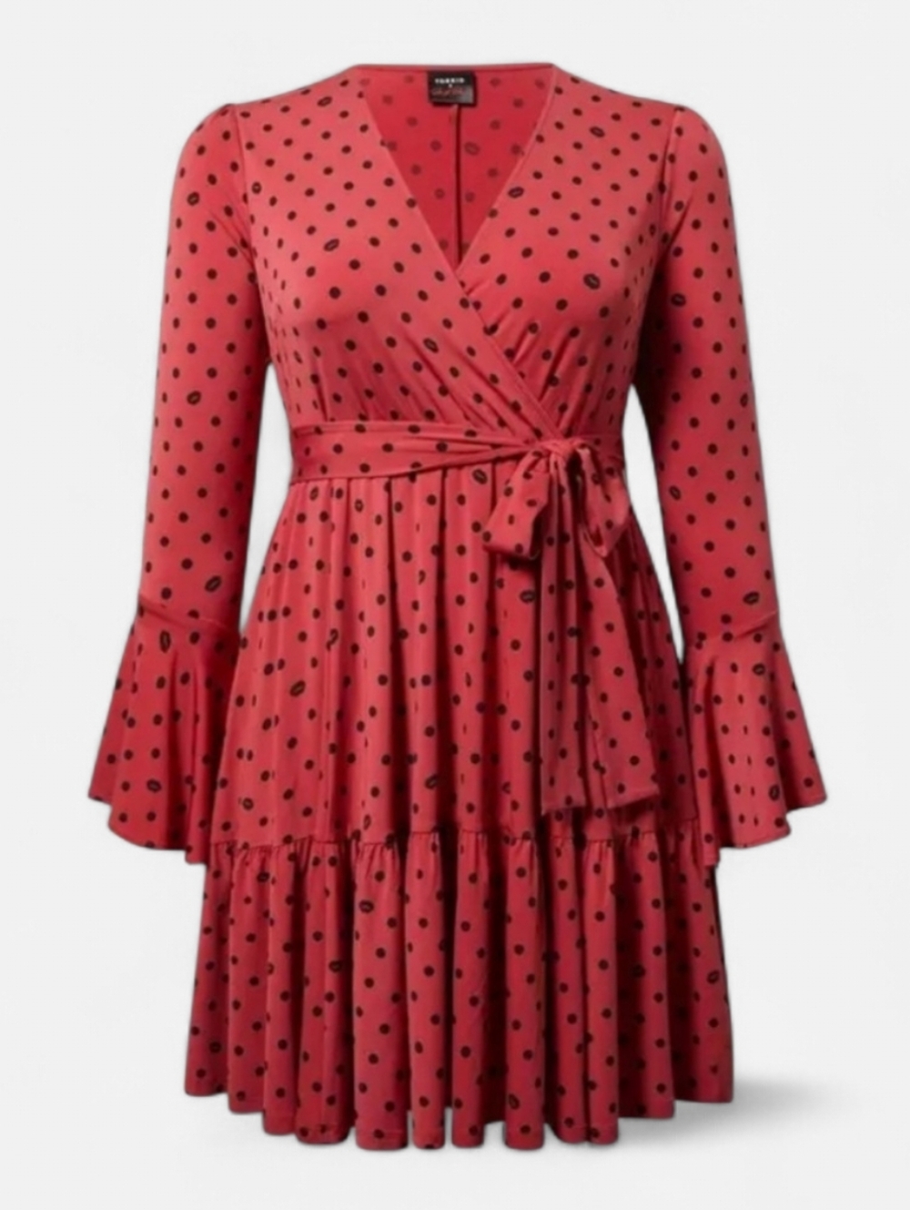 Torrid Marilyn Monroe Surplice Studio Knit Mini Dress Plus Size 2x
